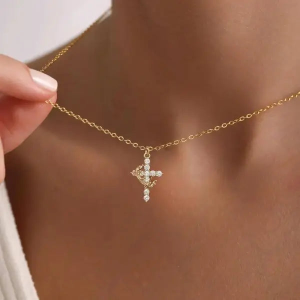 FREE Crown Cross Necklace